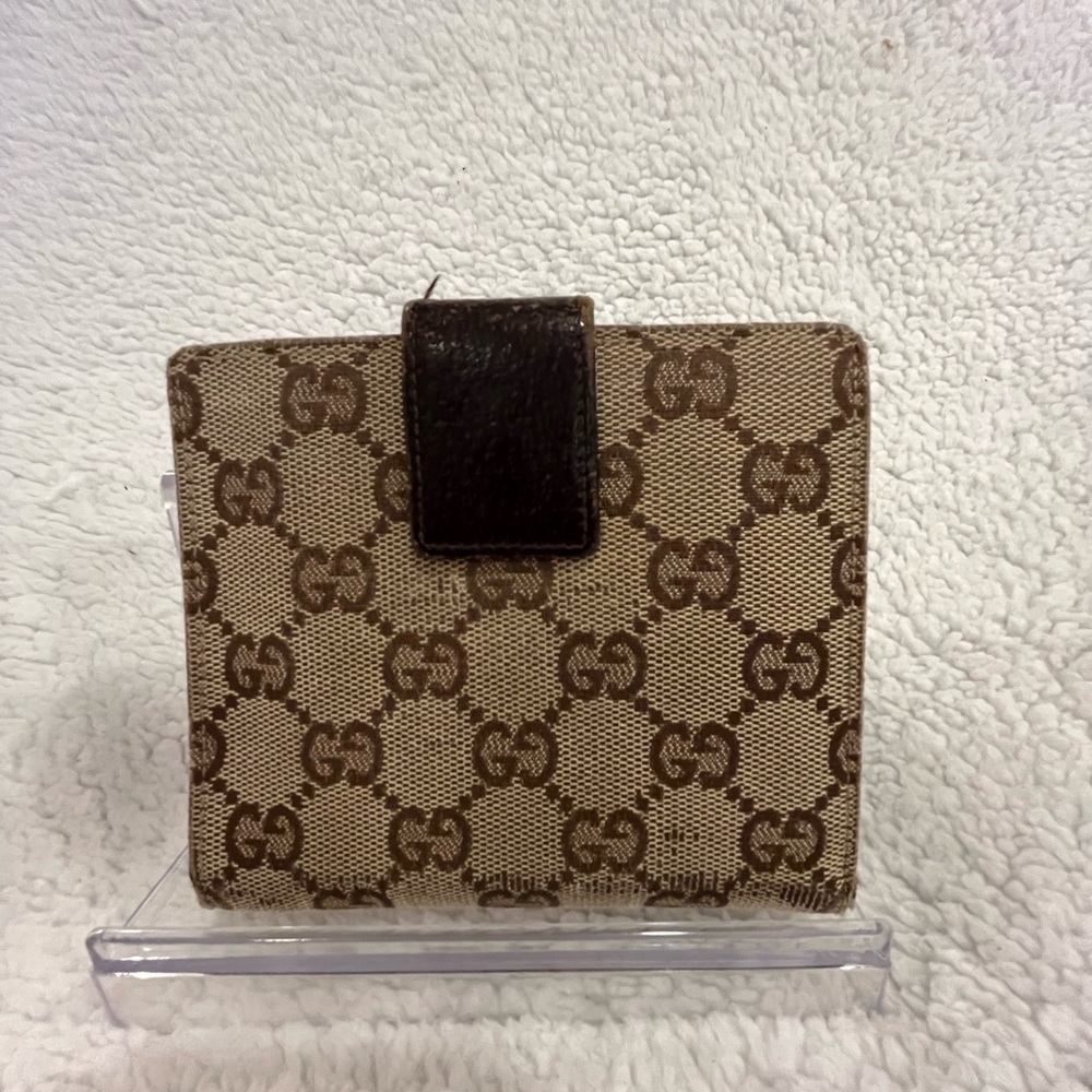 Gucci Eclipse GG Canvas And Leather Wallet - Picture 2 of 8